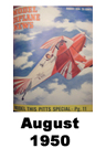  Model Airplane news cover for August of 1950 