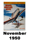  Model Airplane news cover for November of 1950 