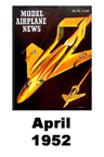 Model Airplane news cover for April of 1952 