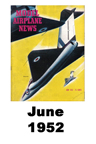  Model Airplane news cover for June of 1952 