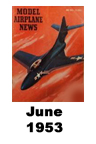  Model Airplane news cover for June of 1953 