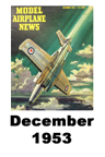  Model Airplane news cover for December of 1953 