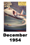  Model Airplane news cover for December of 1954 