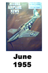  Model Airplane news cover for June of 1955 