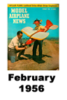  Model Airplane news cover for February of 1956 