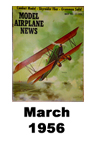  Model Airplane news cover for March of 1956 