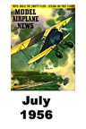  Model Airplane news cover for July of 1956 