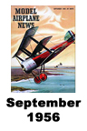  Model Airplane news cover for September of 1956 
