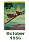  Model Airplane news cover for October of 1956 