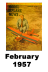  Model Airplane news cover for February of 1957 