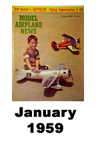  Model Airplane news cover for January of 1959 
