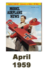  Model Airplane news cover for April of 1959 