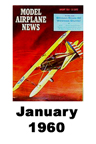  Model Airplane news cover for January of 1960 