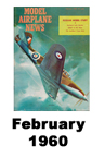  Model Airplane news cover for February of 1960 