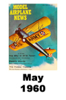  Model Airplane news cover for May of 1960 