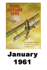  Model Airplane news cover for January of 1961 