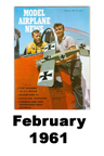 Model Airplane news cover for February of 1961 