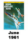  Model Airplane news cover for June of 1961 