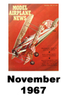  Model Airplane news cover for November of 1961 