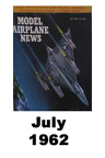  Model Airplane news cover for July of 1962 