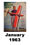  Model Airplane news cover for January of 1963 