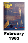  Model Airplane news cover for February of 1963 