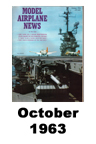  Model Airplane news cover for October of 1963 