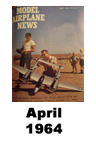  Model Airplane news cover for April of 1964 