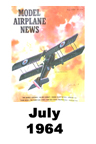  Model Airplane news cover for July of 1964 