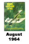  Model Airplane news cover for August of 1964 