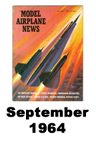  Model Airplane news cover for September of 1964 