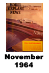  Model Airplane news cover for November of 1964 