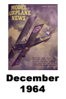  Model Airplane news cover for December of 1964 