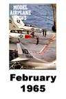  Model Airplane news cover for February of 1965 