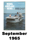  Model Airplane news cover for September of 1965 