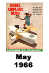  Model Airplane news cover for May of 1966 