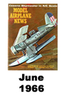  Model Airplane news cover for June of 1966 