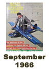  Model Airplane news cover for September of 1966 