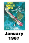  Model Airplane news cover for January of 1967 