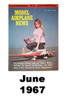  Model Airplane news cover for June of 1967 