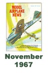 Model Airplane news cover for November of 1967 