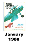  Model Airplane news cover for January of 1968 