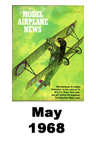  Model Airplane news cover for May of 1968 