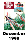  Model Airplane news cover for December of 1968 