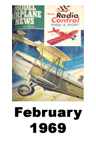  Model Airplane news cover for February of 1969 