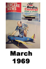  Model Airplane news cover for March of 1969 