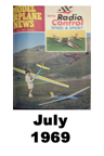  Model Airplane news cover for July of 1969 