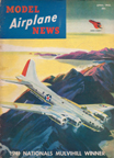 Model Airplane News Cover for April, 1942 by Jo Kotula Boeing B-17 Flying Fortress 