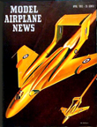 Model Airplane News Cover for April, 1952 by Jo Kotula de Havilland DH.110 Sea Vixen 