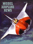 Model Airplane News Cover for April, 1953 by Jo Kotula SAAB 210 Draken 